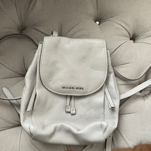 Michael Kors Grey Backpack